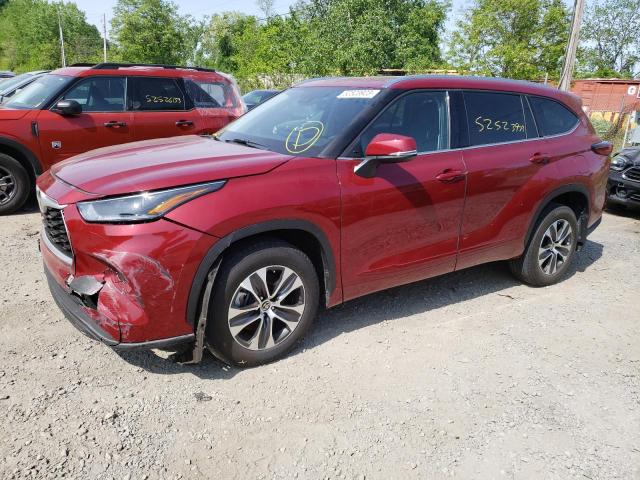 TOYOTA HIGHLANDER 2021 with VIN 5TDHZRBH3MS534662 - Photo from auction