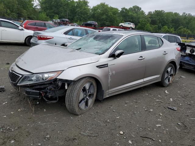 KIA OPTIMA HYB 2013 with VIN KNAGM4ADXD5048834 - Photo from auction