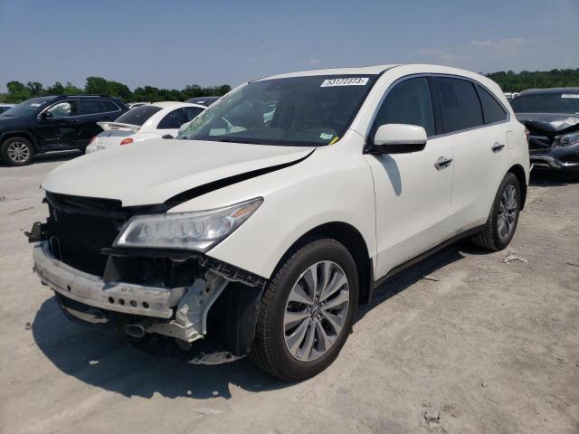 ACURA MDX TECHNO 2016 with VIN 5FRYD3H48GB020541 - Photo from auction
