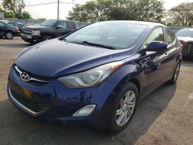 HYUNDAI ELANTRA GL 2012 with VIN 5NPDH4AE0CH072724 - Photo from auction