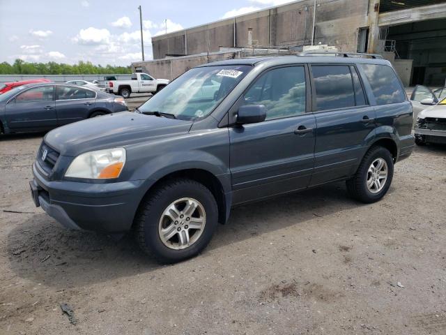 HONDA PILOT EX 2004 with VIN 2HKYF18424H601367 - Photo from auction