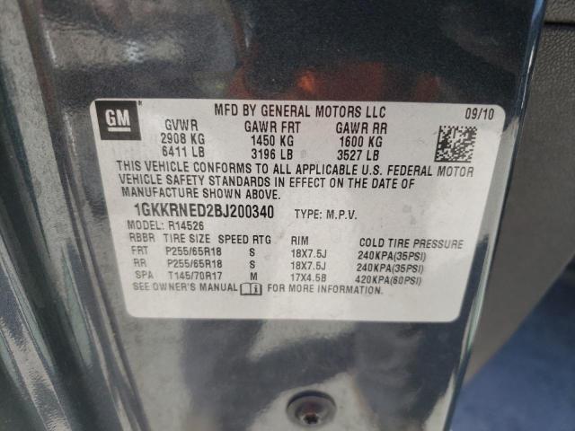 Photo 14 from auction – 2011 GMC ACADIA SLE with VIN 1GKKRNED2BJ200340