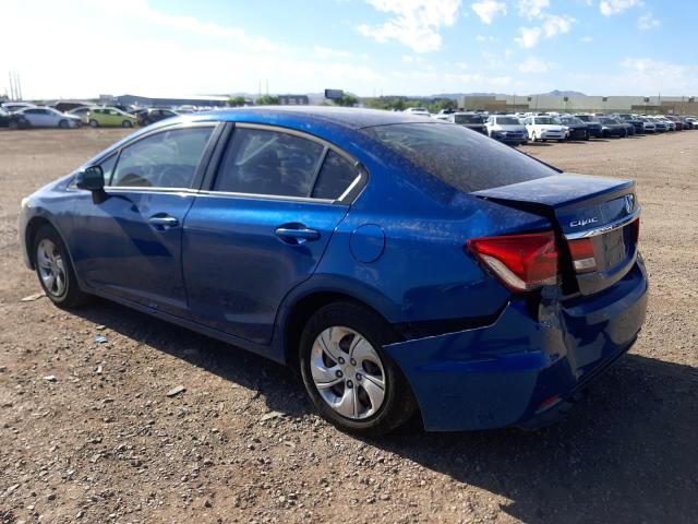 Photo 2 from auction – 2013 HONDA CIVIC LX with VIN 19XFB2F53DE212049