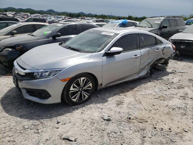 HONDA CIVIC EX 2018 with VIN JHMFC1F36JX011584 - Photo from auction