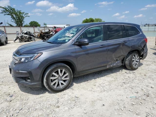 HONDA PILOT EXL 2021 with VIN 5FNYF6H54MB047656 - Photo from auction