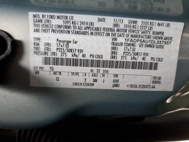 Photo 14 from auction – 2013 FORD C-MAX SE with VIN 1FADP5AU1DL557957