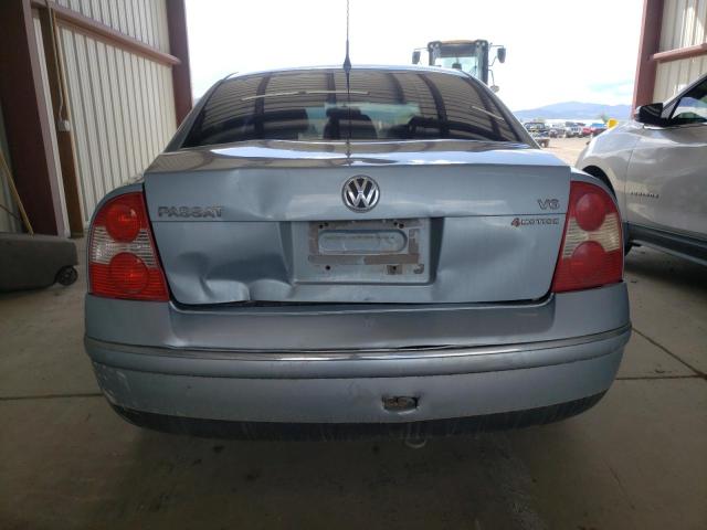 Photo 6 from auction – 2001 VOLKSWAGEN PASSAT GLX with VIN WVWTH63B91E123564