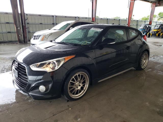 HYUNDAI VELOSTER T 2013 with VIN KMHTC6AE2DU111726 - Photo from auction