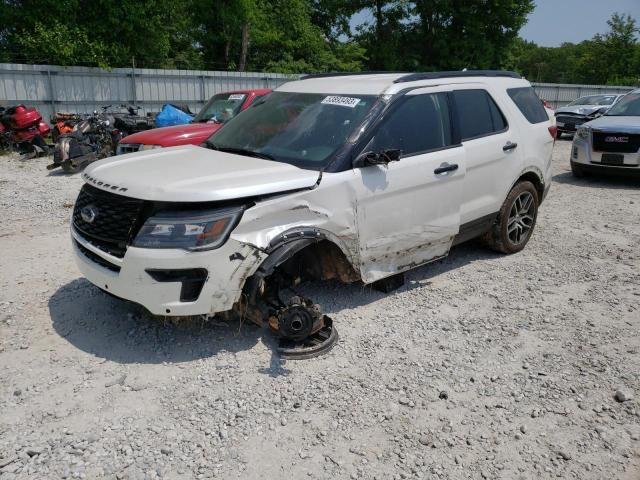 FORD EXPLORER S 2018 with VIN 1FM5K8GT1JGA35648 - Photo from auction