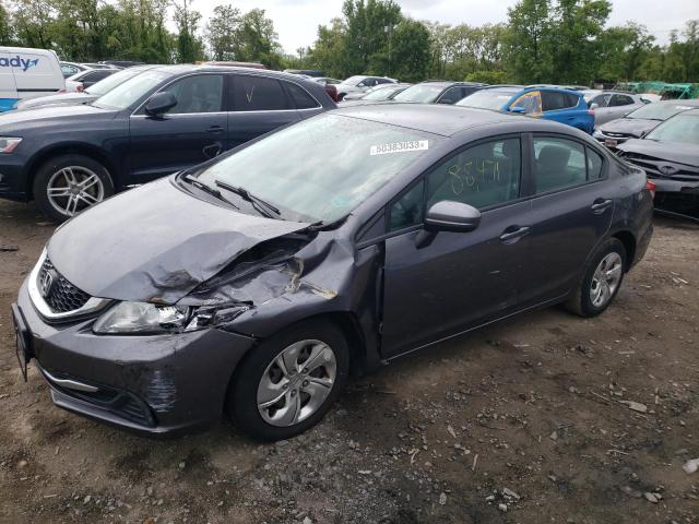 Photo 1 from auction – 2014 HONDA CIVIC LX with VIN 2HGFB2F53EH520829