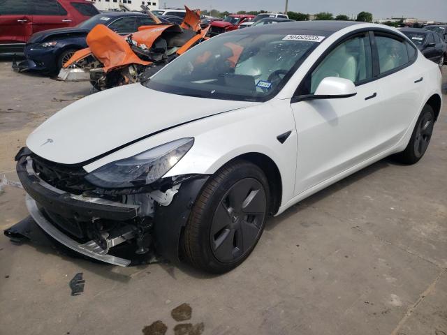 TESLA MODEL 3 2023 with VIN 5YJ3E1EAXPF419720 - Photo from auction