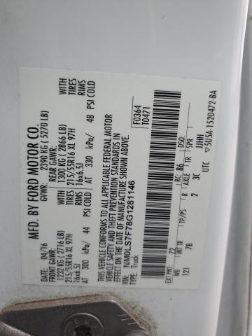 Photo 14 from auction – 2016 FORD TRANSIT CO with VIN NM0LS7F78G1281146