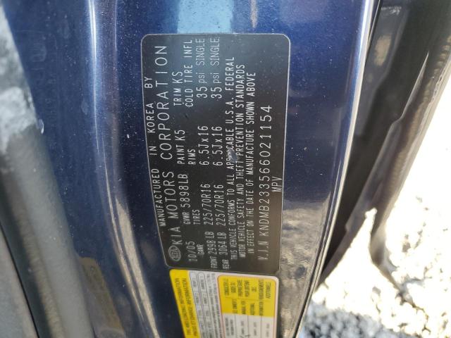 Photo 14 from auction – 2006 KIA SEDONA EX with VIN KNDMB233566021154