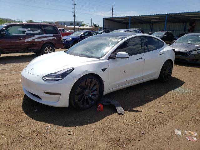 TESLA MODEL 3 2021 with VIN 5YJ3E1EC0MF988525 - Photo from auction