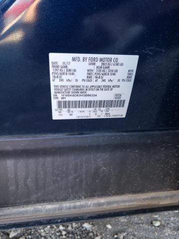 Photo 14 from auction – 2017 FORD EXPLORER X with VIN 1FM5K8D83HGB86324