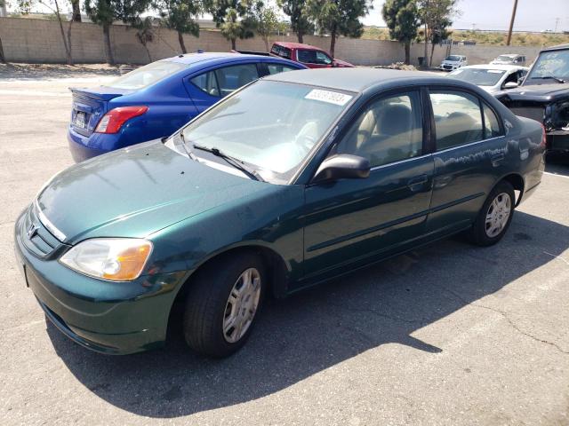 HONDA CIVIC LX 2002 with VIN 2HGES16502H587339 - Photo from auction