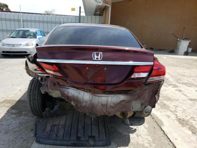 Photo 6 from auction – 2013 HONDA CIVIC LX with VIN 19XFB2F52DE205576