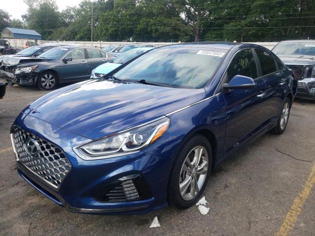 HYUNDAI SONATA LIM 2019 with VIN 5NPE34AF8KH768483 - Photo from auction