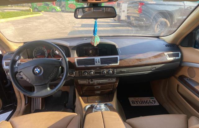 Photo 9 from auction – 2007 BMW 750 with VIN WBAHN83557DT66806