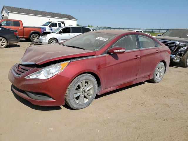HYUNDAI SONATA GLS 2014 with VIN 5NPEB4AC3EH822284 - Photo from auction