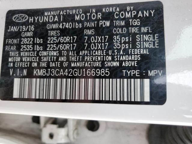 Photo 14 from auction – 2016 HYUNDAI TUCSON LIM with VIN KM8J3CA42GU166985