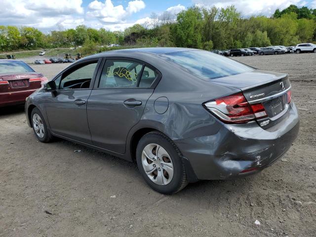 Photo 2 from auction – 2013 HONDA CIVIC LX with VIN 2HGFB2F56DH594793