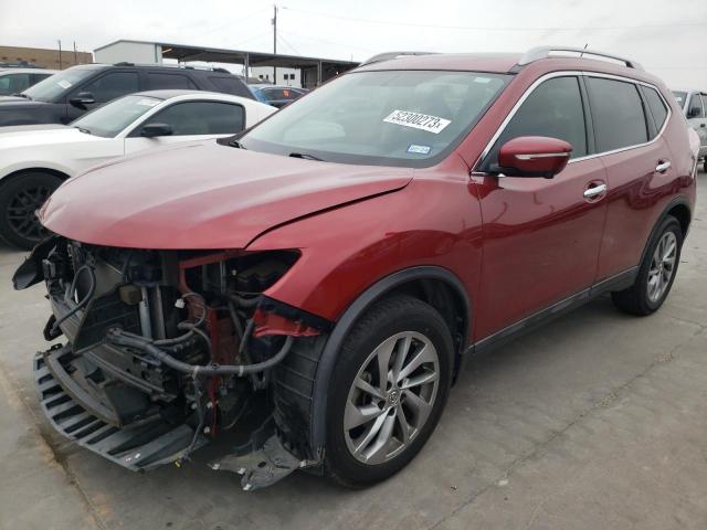 NISSAN ROGUE S 2015 with VIN 5N1AT2MT4FC818894 - Photo from auction