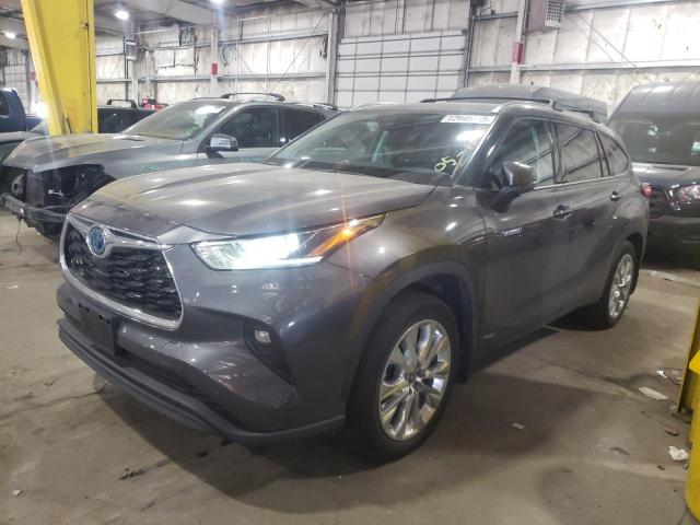 TOYOTA HIGHLANDER 2021 with VIN 5TDDBRCHXMS530948 - Photo from auction