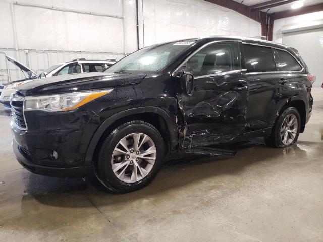 TOYOTA HIGHLANDER 2015 with VIN 5TDJKRFH5FS078554 - Photo from auction