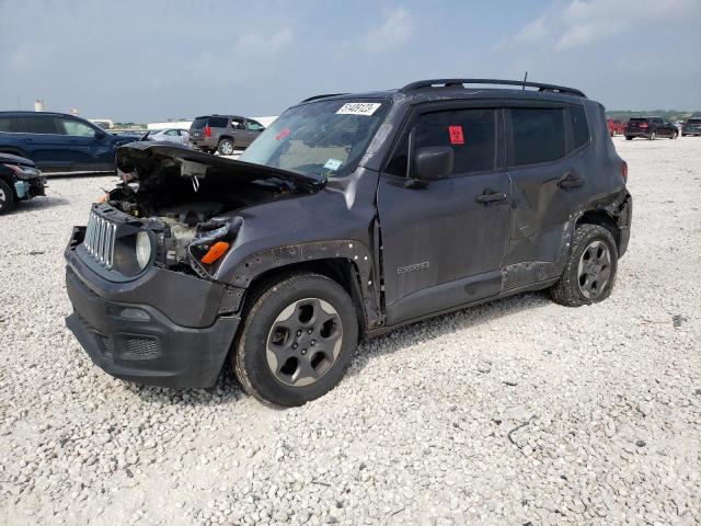 JEEP RENEGADE S 2017 with VIN ZACCJAAB4HPF24452 - Photo from auction