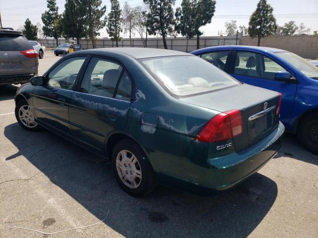 Photo 2 from auction – 2002 HONDA CIVIC LX with VIN 2HGES16502H587339