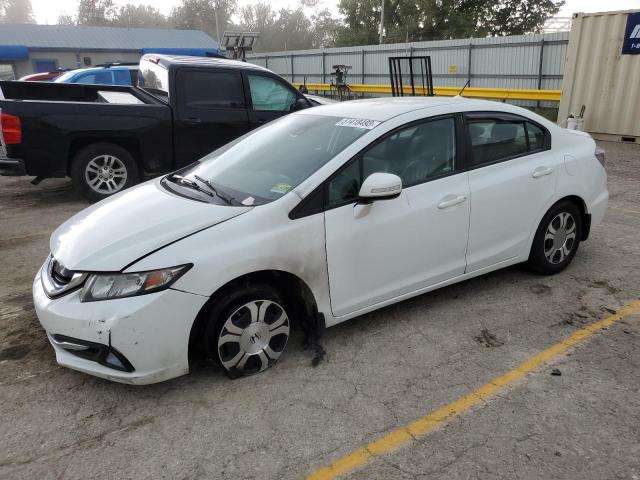 HONDA CIVIC HYBR 2013 with VIN 19XFB4F34DE002697 - Photo from auction