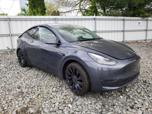 Photo 4 from auction – 2022 TESLA MODEL Y with VIN 7SAYGDEFXNF455968