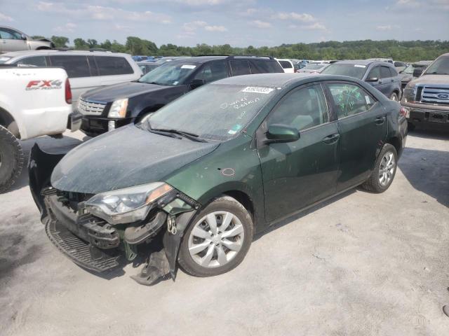 TOYOTA COROLLA L 2015 with VIN 2T1BURHE7FC374380 - Photo from auction