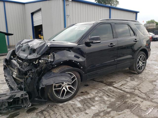 FORD EXPLORER S 2017 with VIN 1FM5K8GT3HGD52986 - Photo from auction