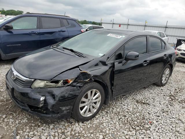 HONDA CIVIC COUP 2012 with VIN 2HGFB2F80CH519239 - Photo from auction