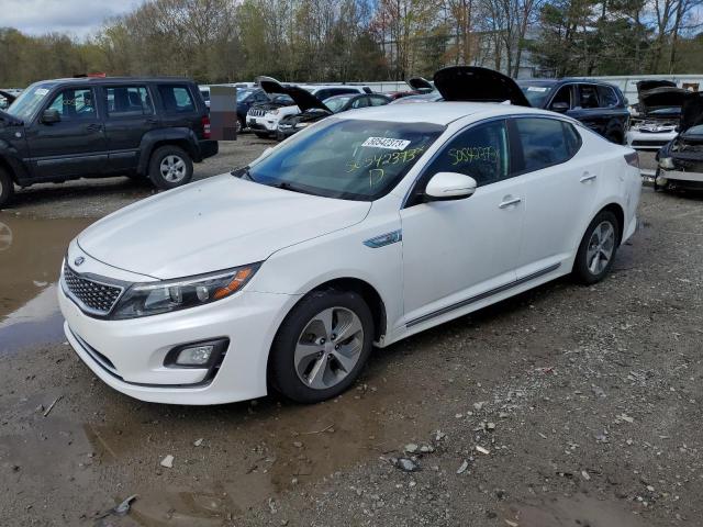 KIA OPTIMA HYB 2015 with VIN KNAGM4AD5F5082523 - Photo from auction