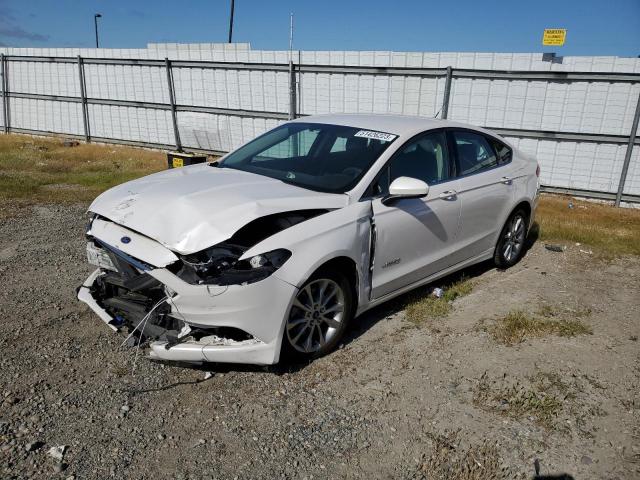 FORD FUSION SE 2017 with VIN 3FA6P0LU6HR313706 - Photo from auction