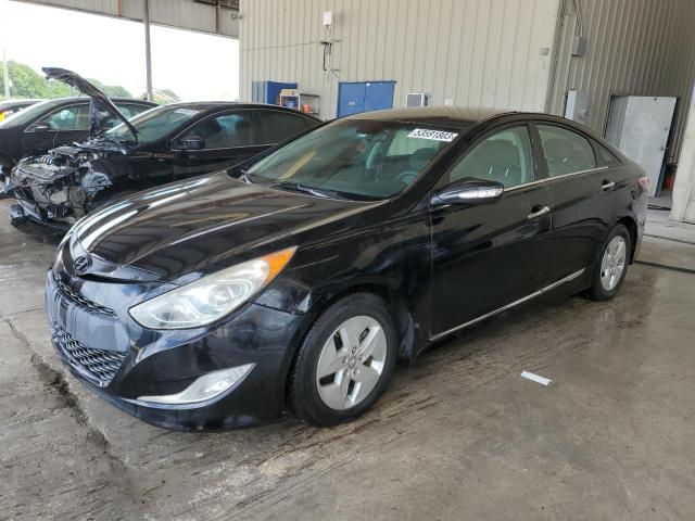 HYUNDAI SONATA HYB 2011 with VIN KMHEC4A45BA006469 - Photo from auction