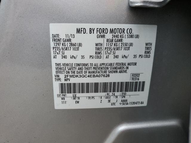 Photo 14 from auction – 2014 FORD EDGE SE with VIN 2FMDK3GC4EBA07628