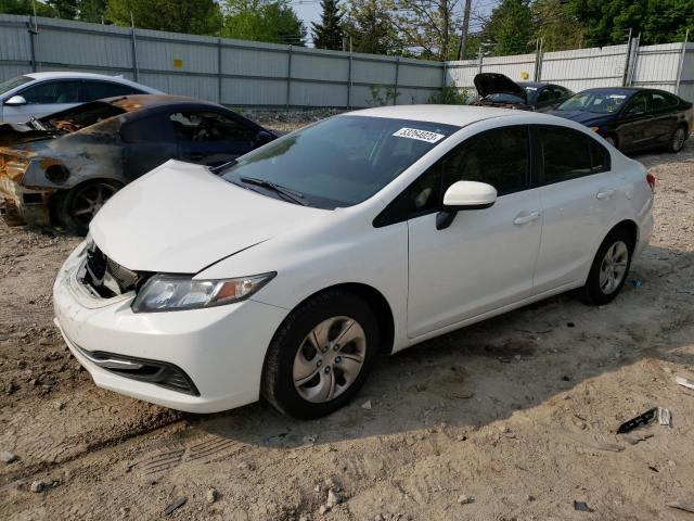 HONDA CIVIC LX 2014 with VIN 2HGFB2F51EH553845 - Photo from auction