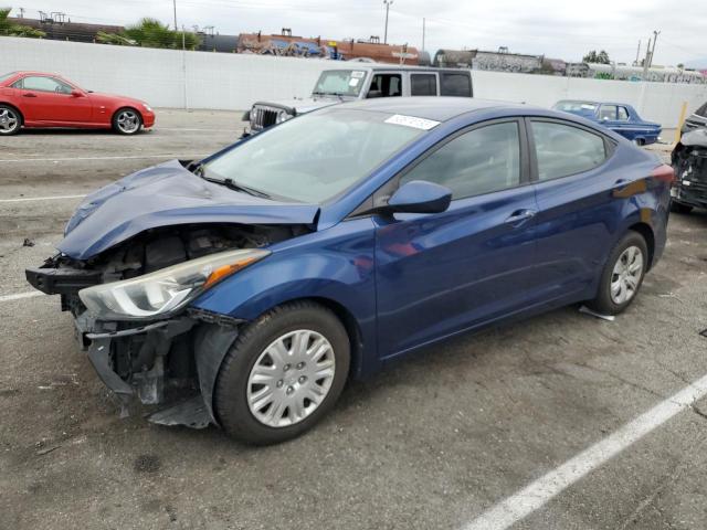 HYUNDAI ELANTRA SE 2016 with VIN 5NPDH4AEXGH700679 - Photo from auction