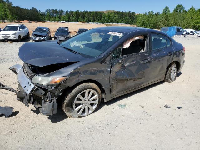 HONDA CIVIC EX 2012 with VIN 2HGFB2F86CH530827 - Photo from auction