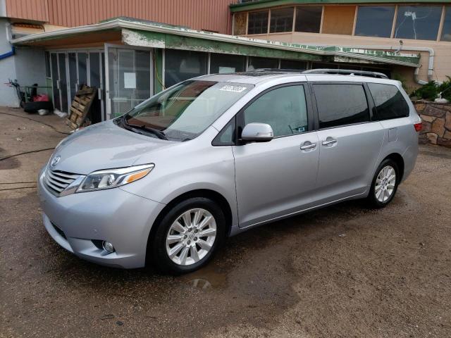 TOYOTA SIENNA XLE 2015 with VIN 5TDDK3DC3FS124867 - Photo from auction