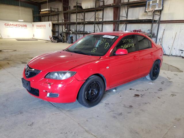 MAZDA 3 I 2008 with VIN JM1BK32F981831654 - Photo from auction