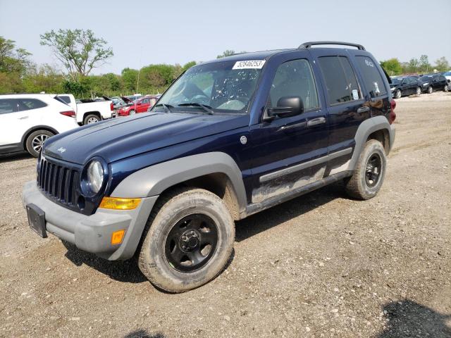 JEEP LIBERTY SP 2006 with VIN 1J4GL48K76W105315 - Photo from auction