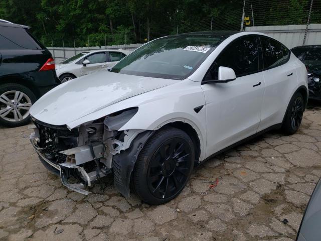 TESLA MODEL Y 2022 with VIN 7SAYGDEEXNF385640 - Photo from auction
