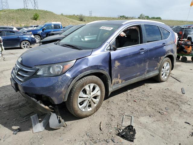 HONDA CR-V EXL 2014 with VIN 5J6RM4H76EL096284 - Photo from auction