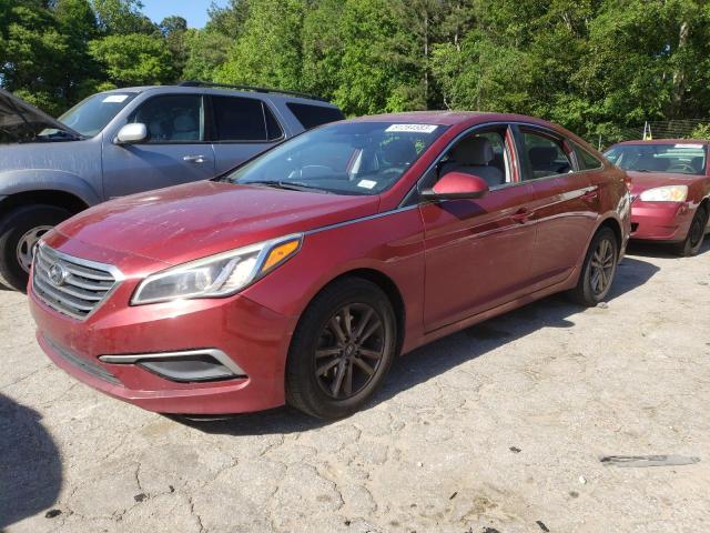 HYUNDAI SONATA SE 2016 with VIN 5NPE24AF0GH351515 - Photo from auction