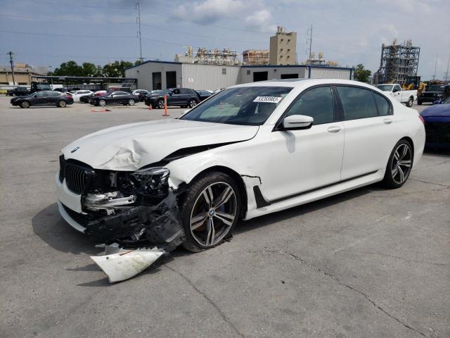 BMW 750 I 2017 with VIN WBA7F0C58HGM21422 - Photo from auction